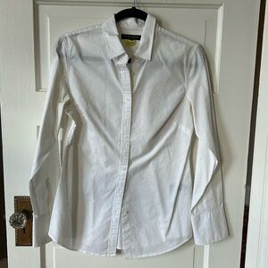 Banana Republic - Riley Tailored Shirt - White (textured) - Sz 8